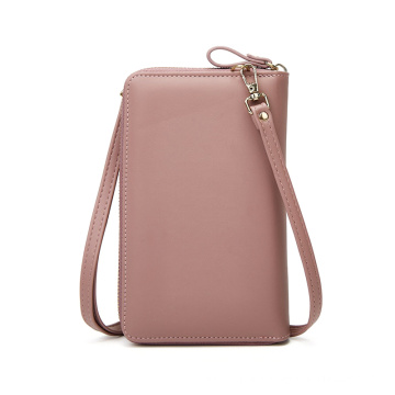 DEQI Crossbody Phone Bag for Women Handbag Travel Wallet Card Holder Purse Solid Cellphone Case Shoulder Bag